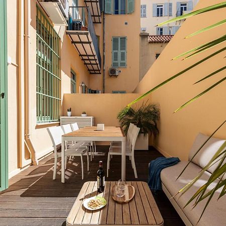 Апартаменты Gubernatis - Beautiful Duplex With Terrace Ницца Экстерьер фото