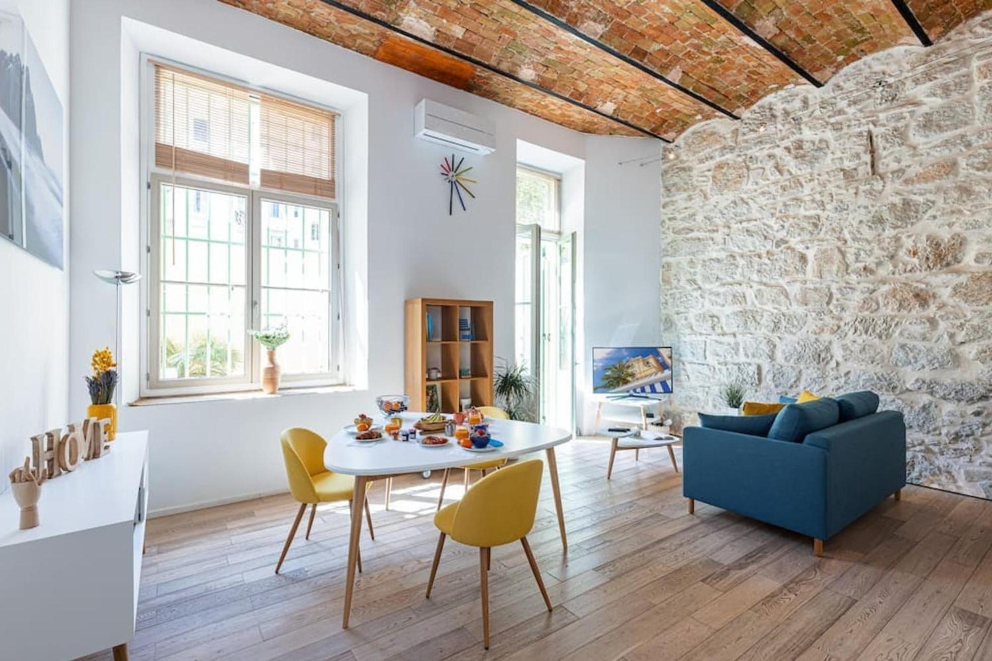 Апартаменты Gubernatis - Beautiful Duplex With Terrace Ницца Экстерьер фото