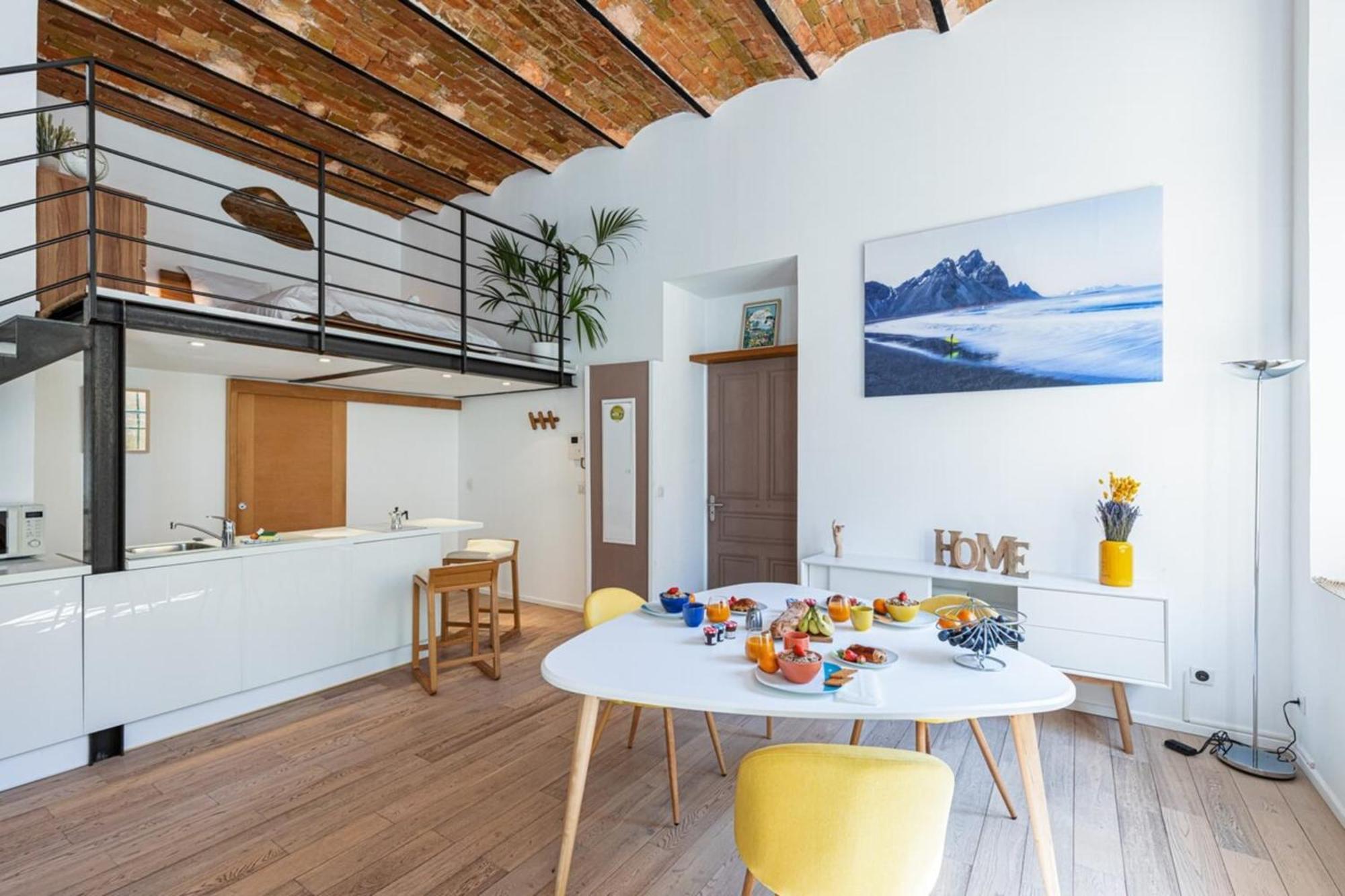 Апартаменты Gubernatis - Beautiful Duplex With Terrace Ницца Экстерьер фото